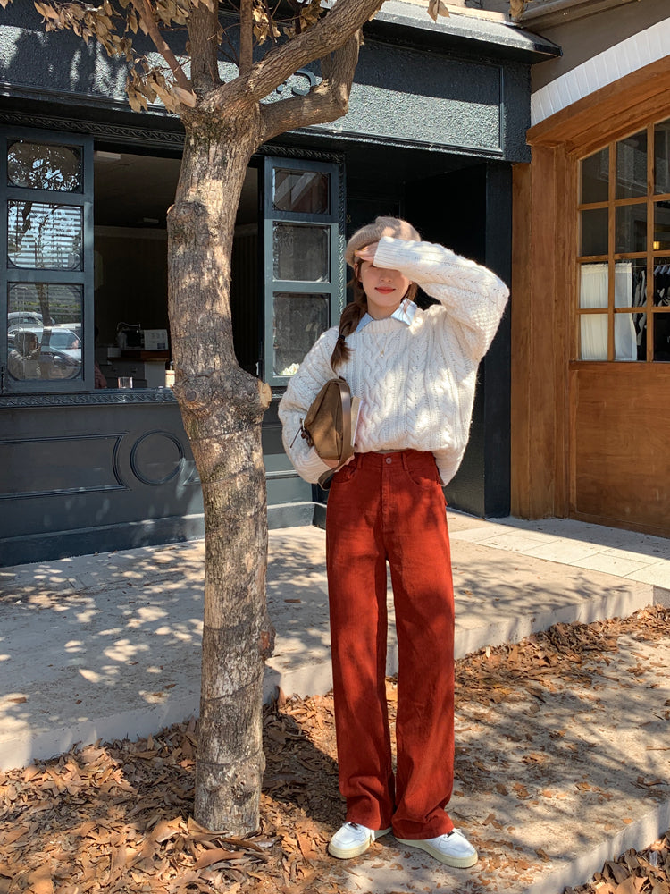 Retro Corduroy Jeans (5 Colors)