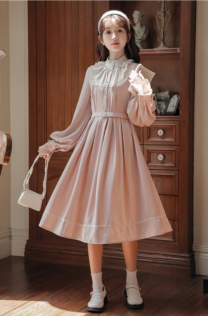 Le Chateau Midi Dress (Pink)