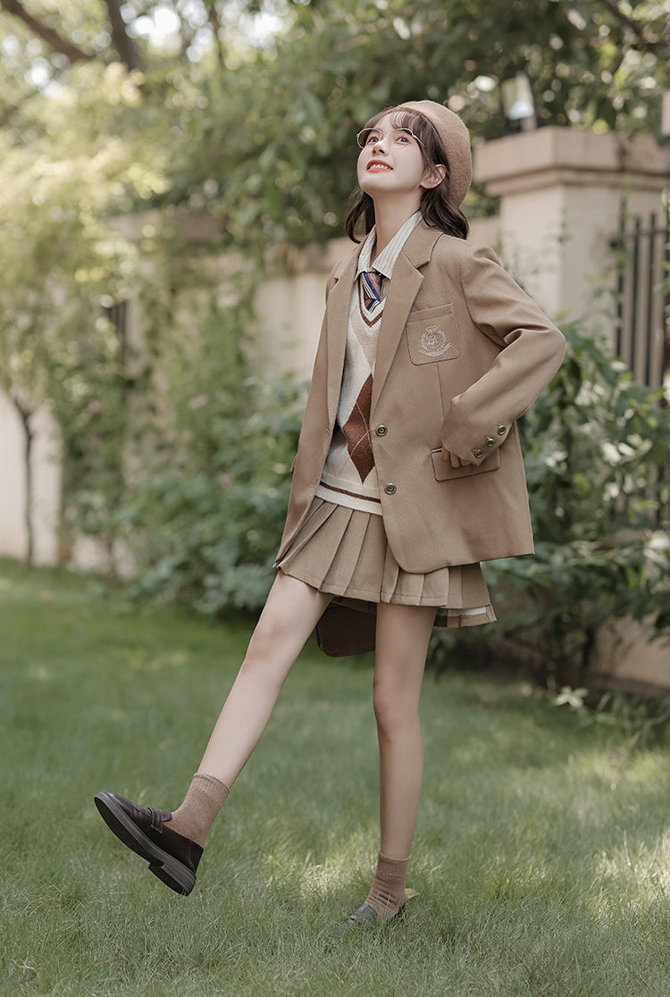 Varsity Prep Blazer (Khaki)