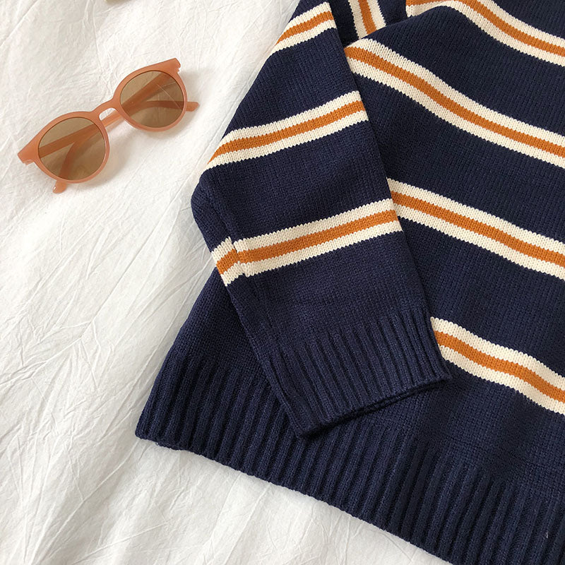 Double Stripe Sweater (5 Colors)