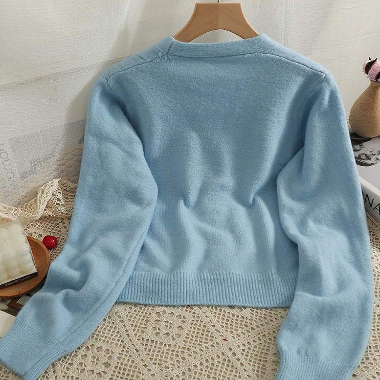 Little Tulip Cropped Cardigan (4 Colors)