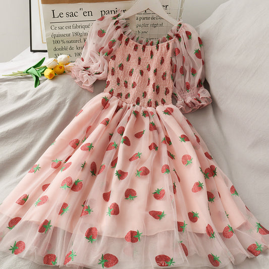 Strawberry Dress (4 Colors)