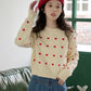 Little Hearts Embroidered Sweater (2 Colors)