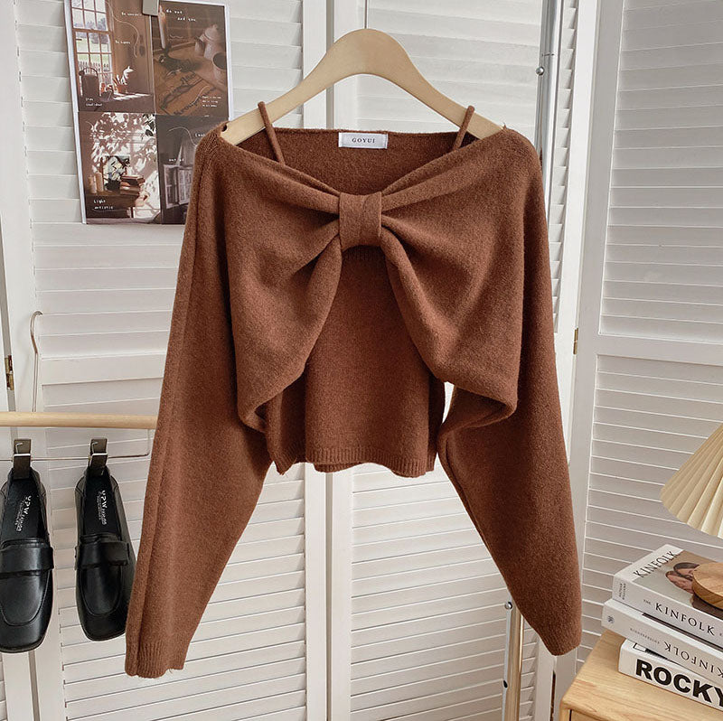 Bow Front Sweater (8 Colors)