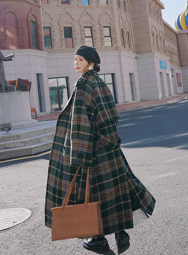 Forest Plaid Coat (2 Colors)