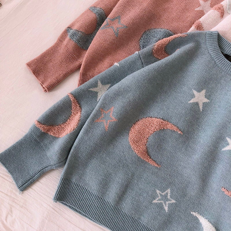 Moon & Star Sweater (3 Colors)