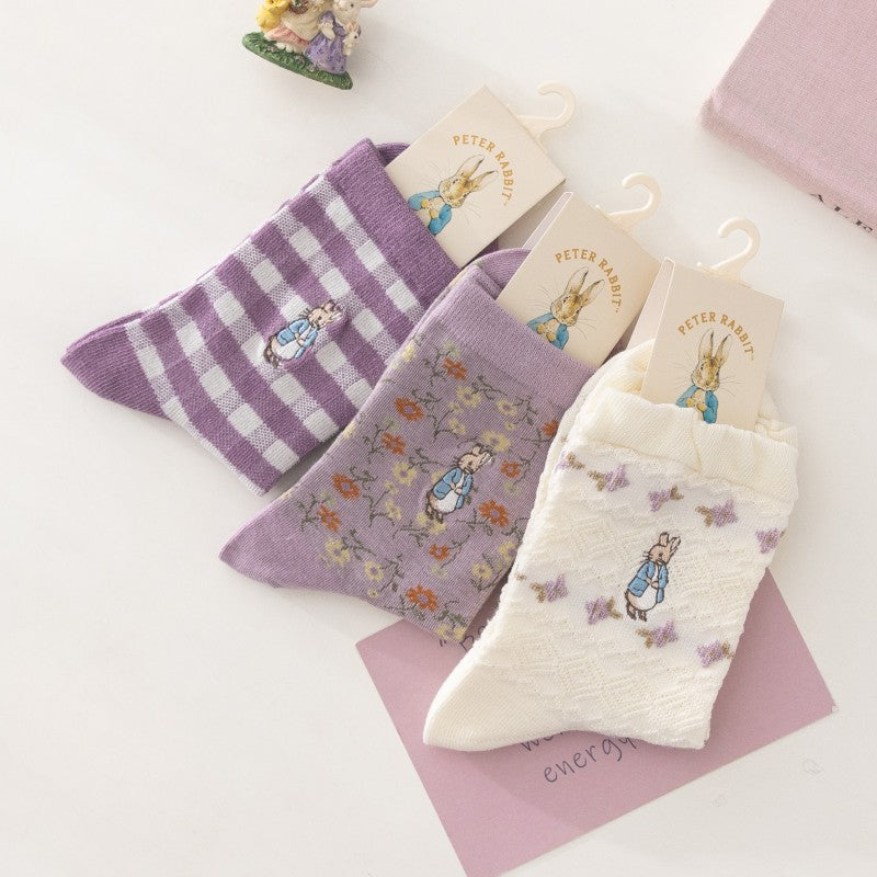 Peter Rabbit Sock Set (Purple)