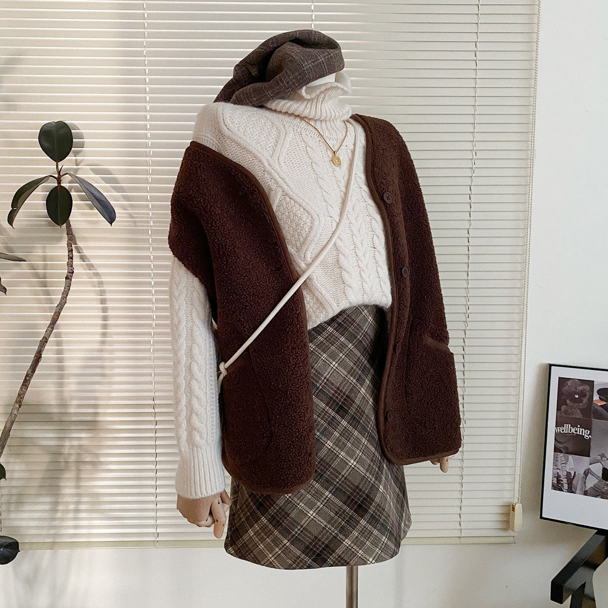 Cable Knit Turtleneck Sweater (5 Colors)