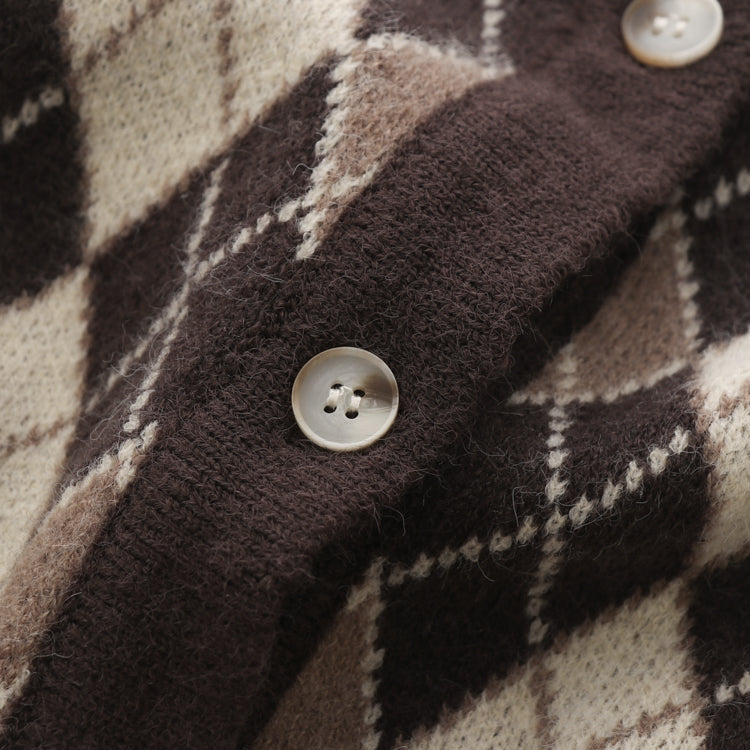 Autumn Argyle Plaid Vest (3 Colors)