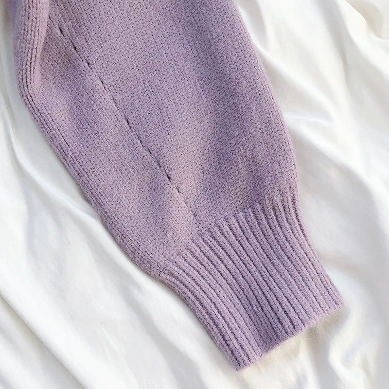 Pastel Round Neck Cardigan (4 Colors)