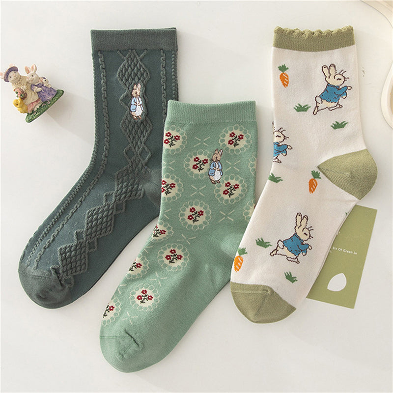 Peter Rabbit Sock Set (Green)