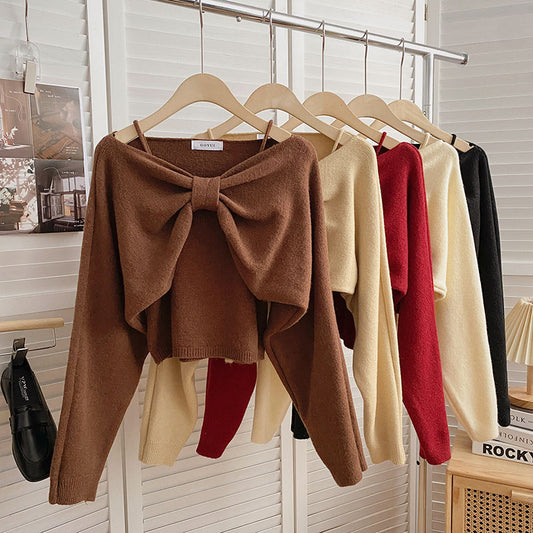 Bow Front Sweater (8 Colors)