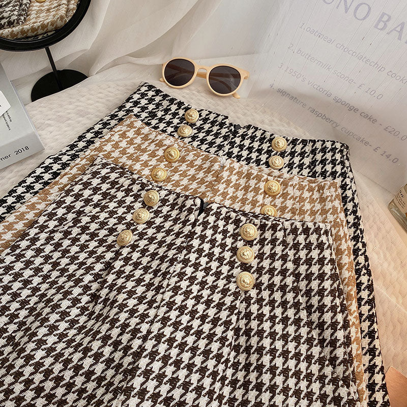 Houndstooth Tweed Shorts (3 Colors)