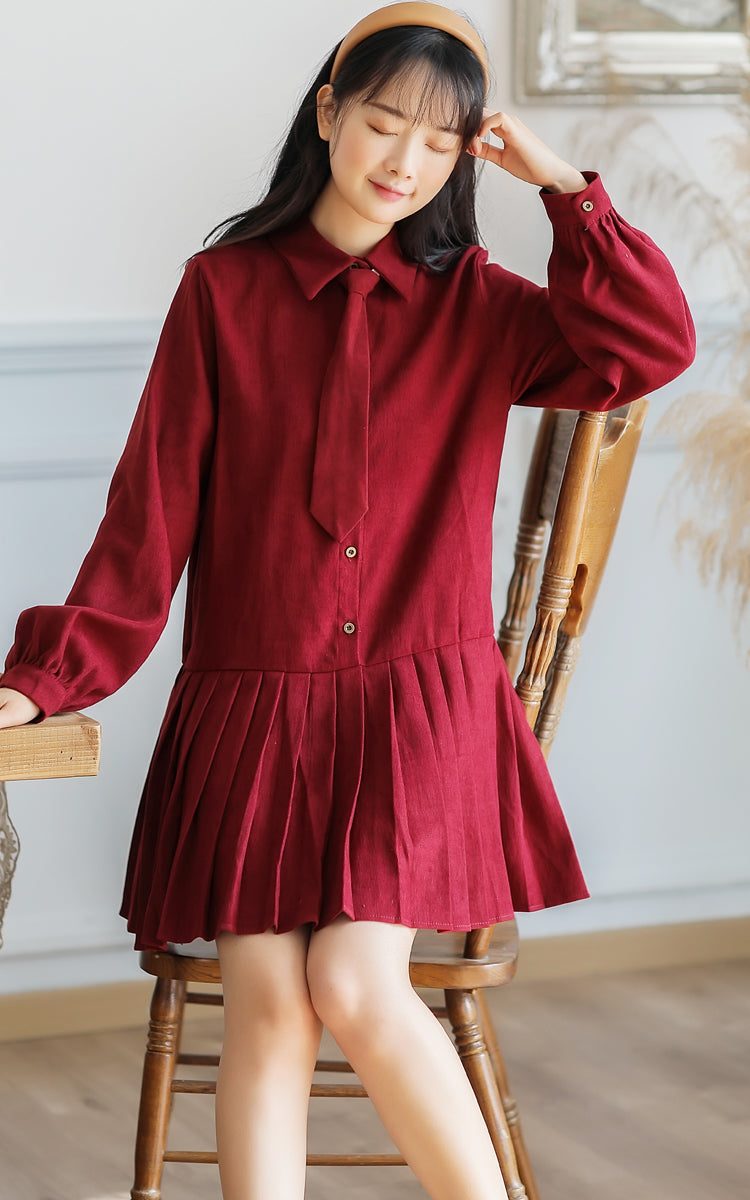 Prep School Vest & Dress Set (3 Colors)