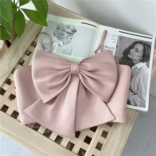 Bow Front Cropped Cami (3 Colors)