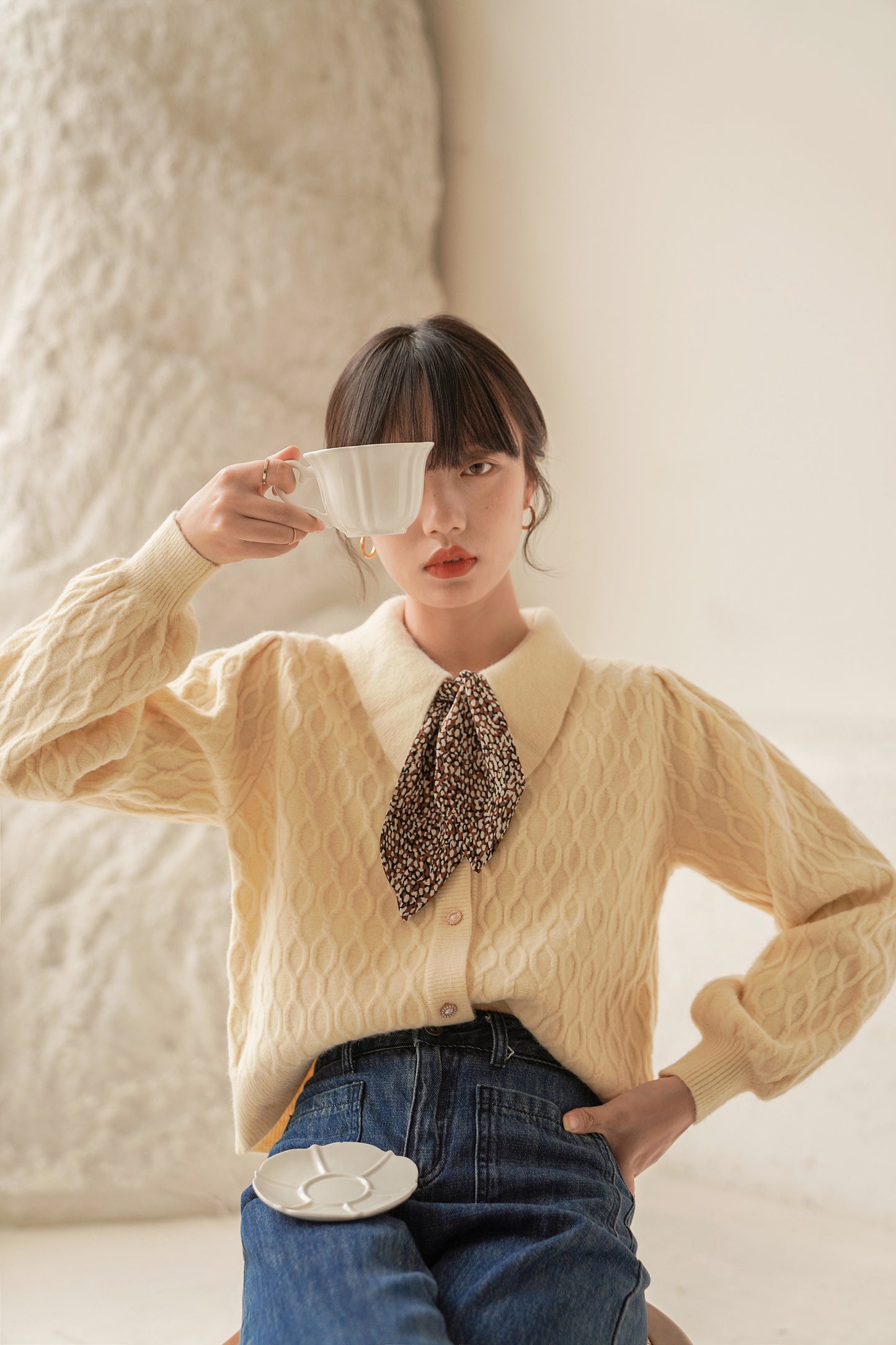 Button Up Polo Sweater (5 Colors)