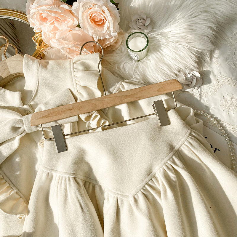 Snow Puff Jacket / Skirt (White)
