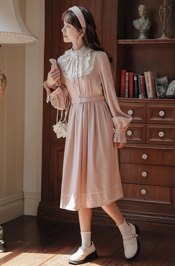 Le Chateau Midi Dress (Pink)