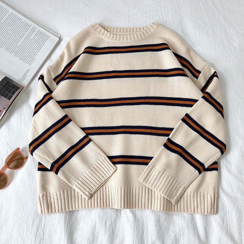 Double Stripe Sweater (5 Colors)