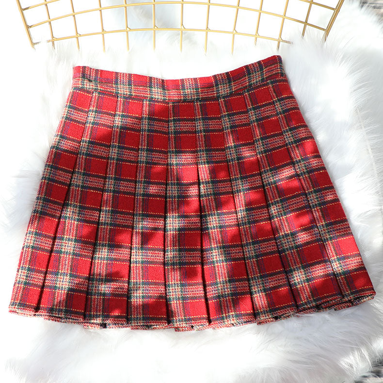 Rustic Plaid Tennis Skirt (5 Colors)
