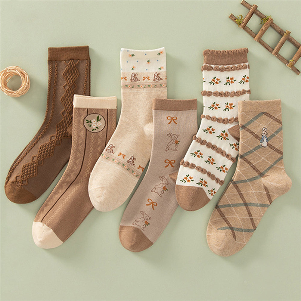 Peter Rabbit Socks Gift Box (Brown)