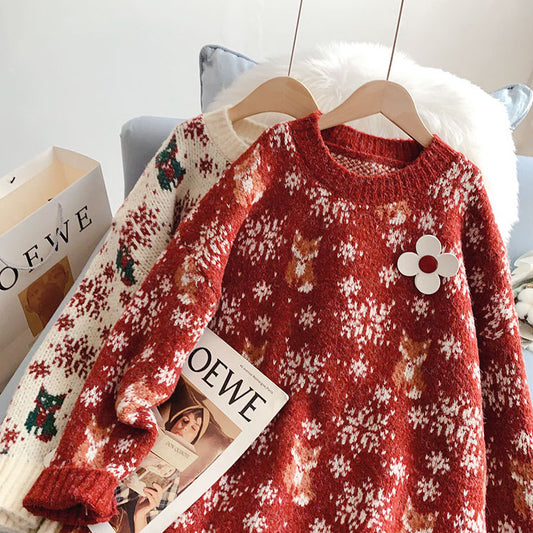 Winter Fox Sweater (3 Colors)