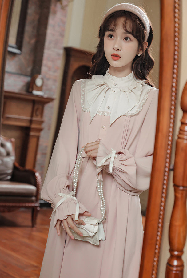 Le Chateau Midi Dress (Pink)