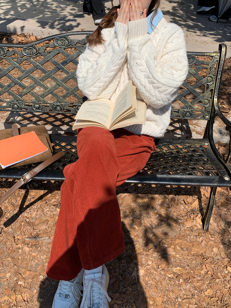 Retro Corduroy Jeans (5 Colors)