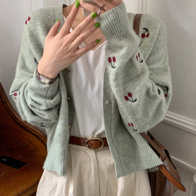Cherry Cardigan (3 Colors)