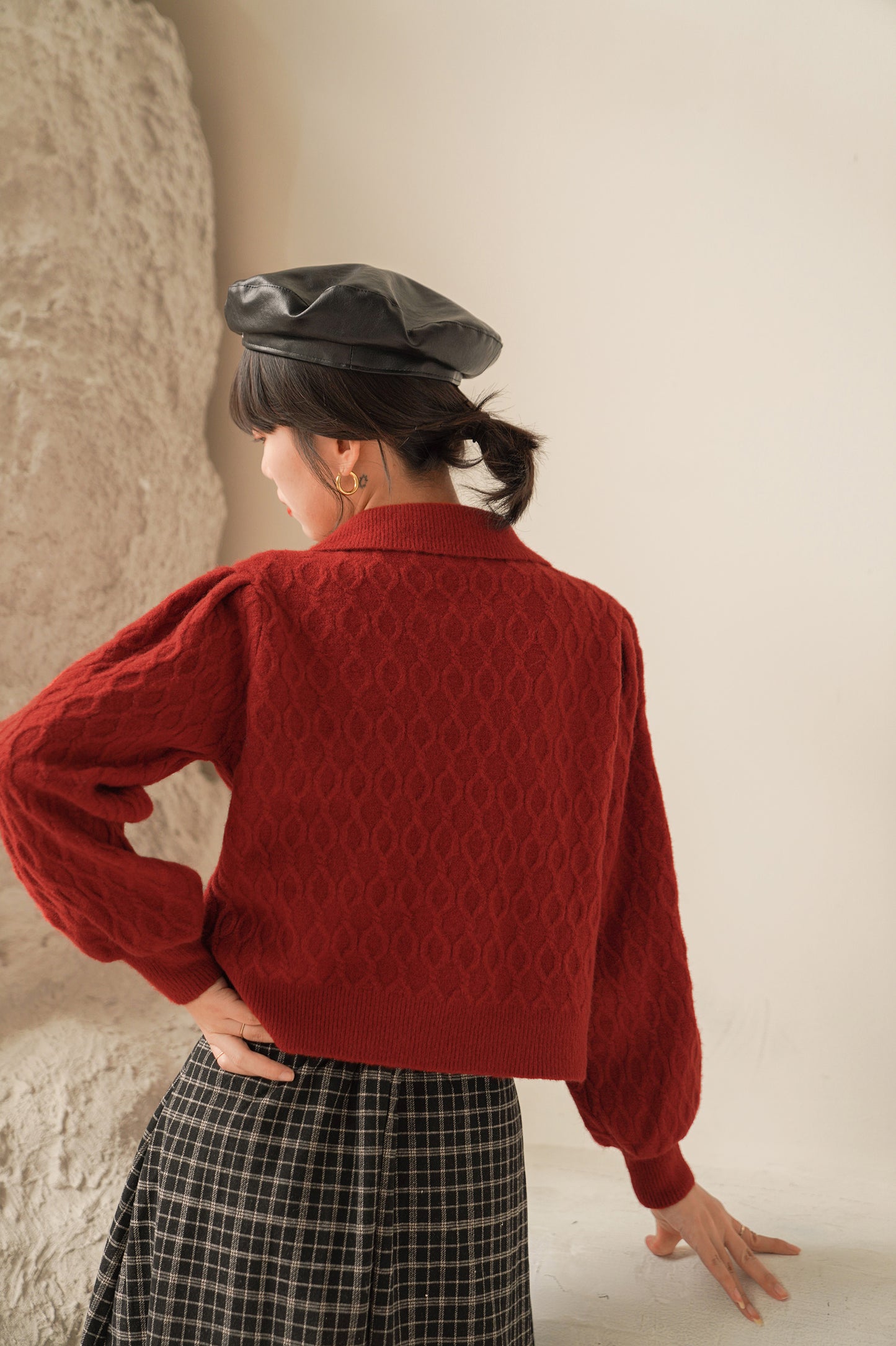 Button Up Polo Sweater (5 Colors)