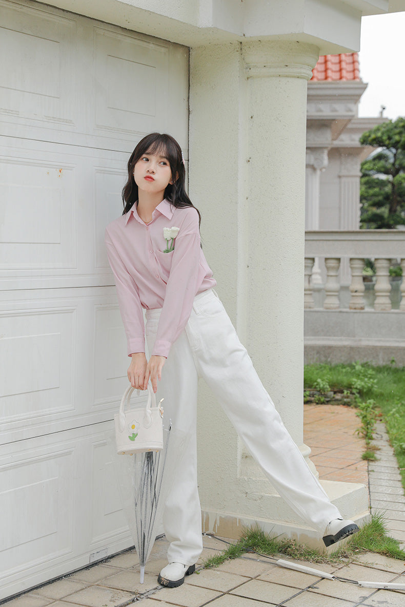 Tulip Lover Blouse (Pink)