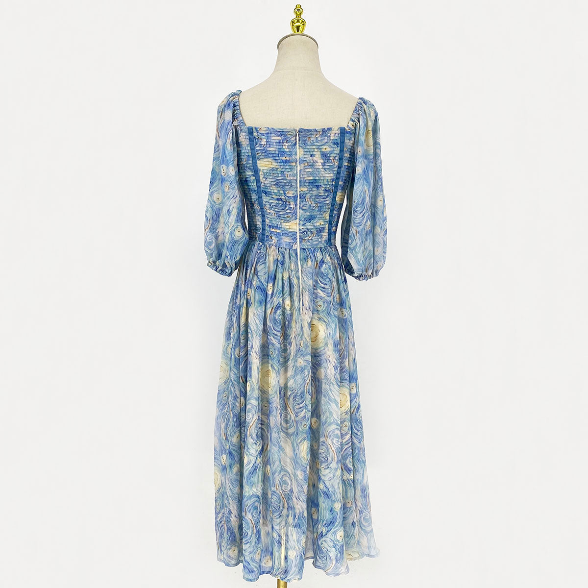 Starry Nights Midi Dress (Blue)
