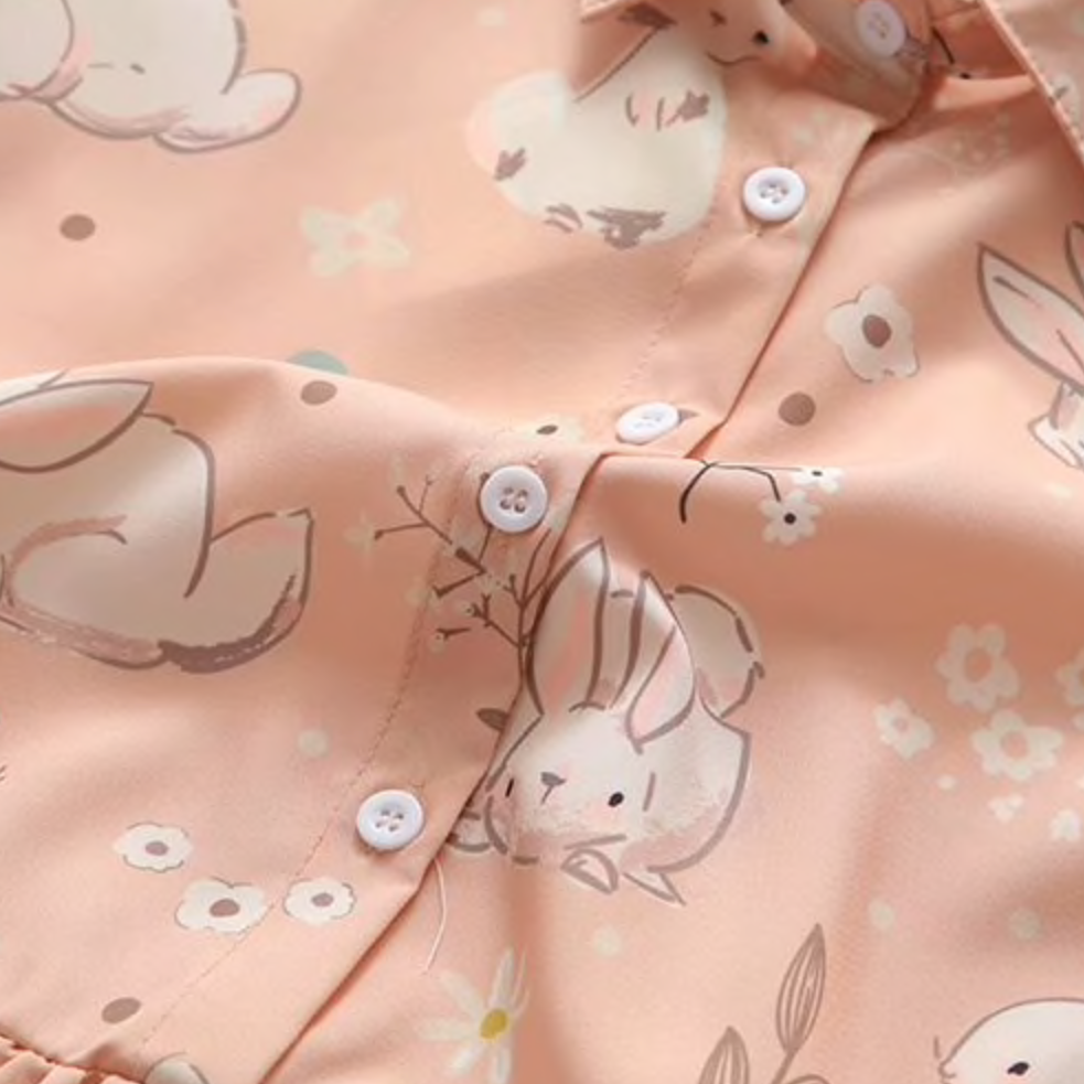 Sweet Bunny Babydoll Dress (2 Colors)
