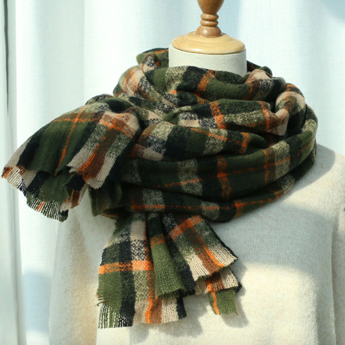 Fall Plaid Scarf (6 Colors)