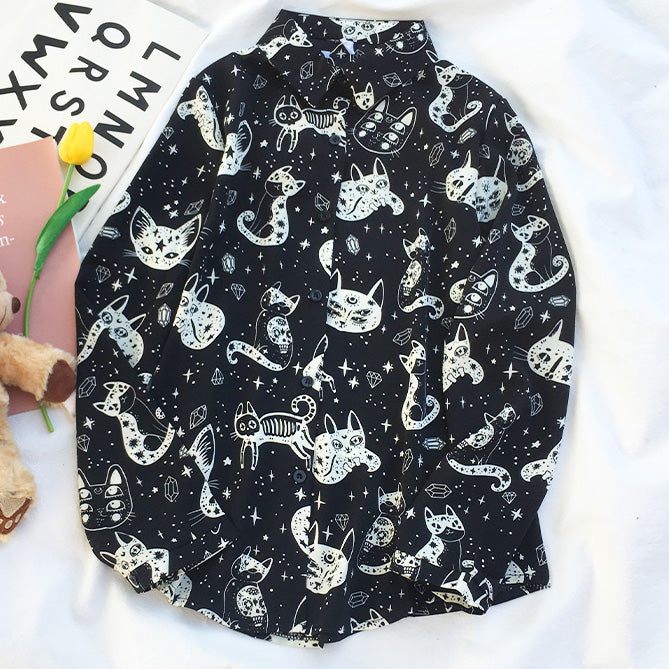 Mystical Kitty Shirt (2 Colors)
