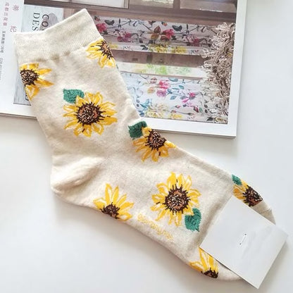 Sunflower Socks (5 Colors)