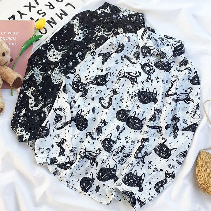 Mystical Kitty Shirt (2 Colors)