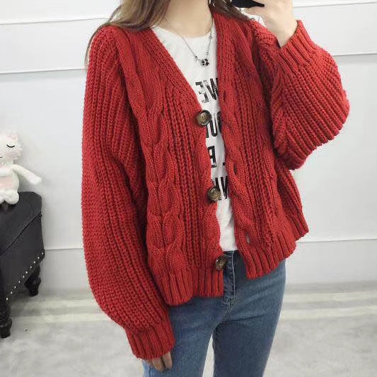 Cable Knit Cardigan (6 Colors)