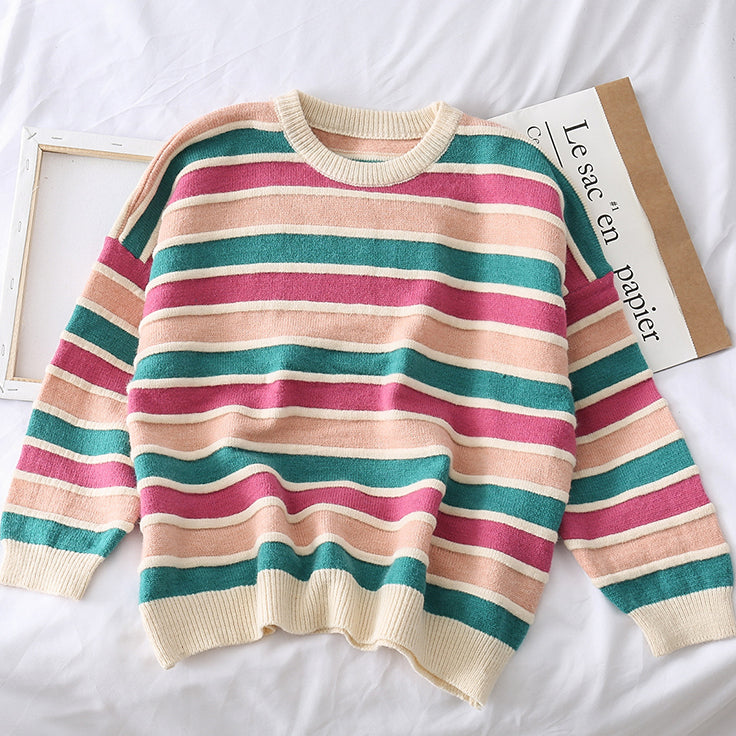 Fruity Stripe Sweater (3 Colors)