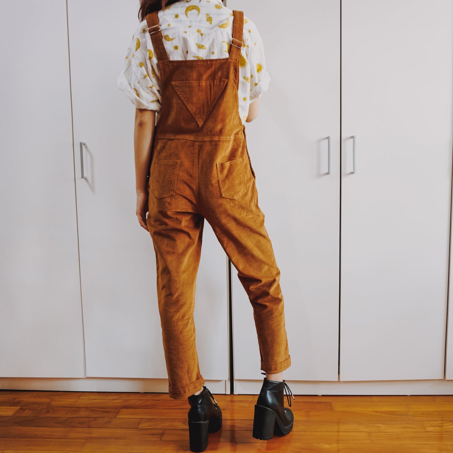 Corduroy Overalls (Mustard)