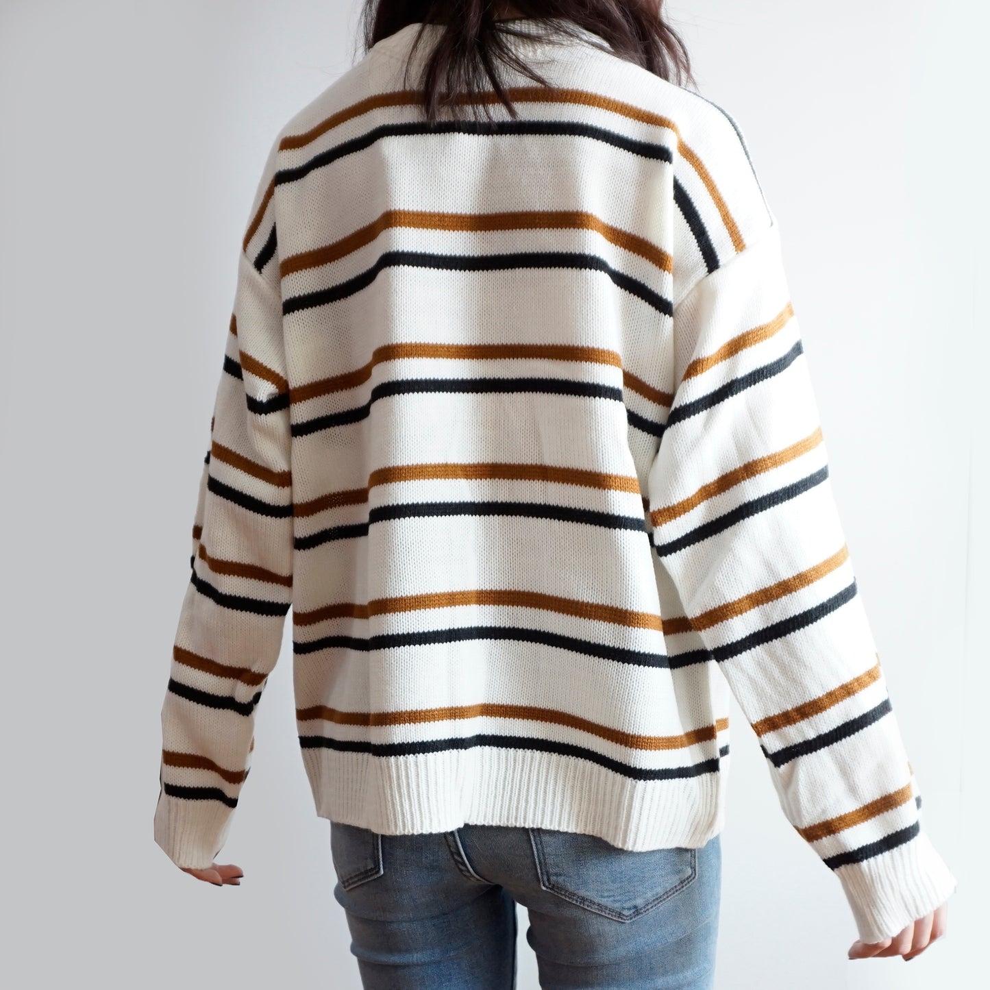 School Stripe Sweater (3 Colors)