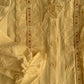Rose Wallpaper Blouse & Skirt Set (Cream/Red)