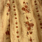 Rose Wallpaper Blouse & Skirt Set (Cream/Red)
