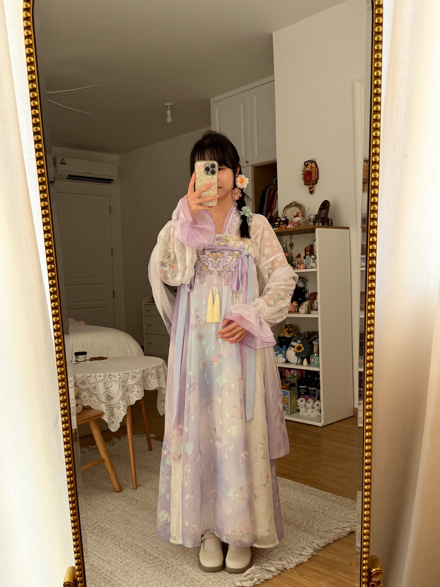 Butterfly Wings Qixiong Ruqun Set (Purple)