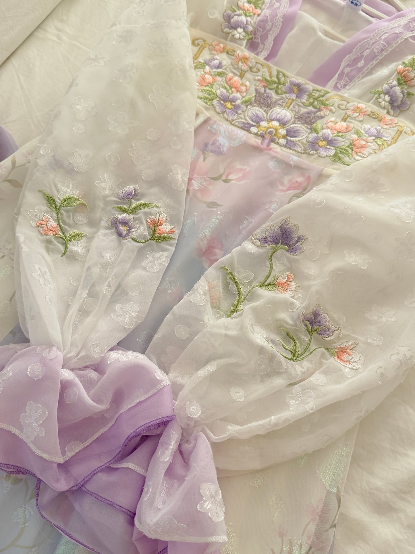 Butterfly Wings Qixiong Ruqun Set (Purple)