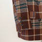 Forest Plaid Blazer Jacket (Brown)