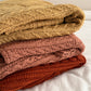 Chunky Cable Knit Turtleneck Sweater (Golden Yellow)