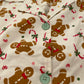 Gingerbread Pyjamas Set (White)