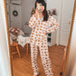 Gingerbread Pyjamas Set (White)