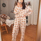 Gingerbread Pyjamas Set (White)